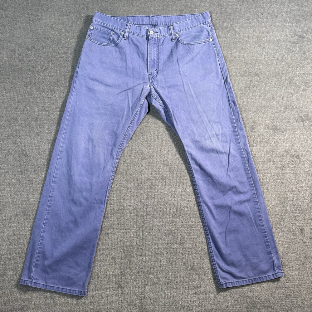 Levi's 541 Jeans Men's Size 36x30 Athletic Fit Purple Medium Wash Denim